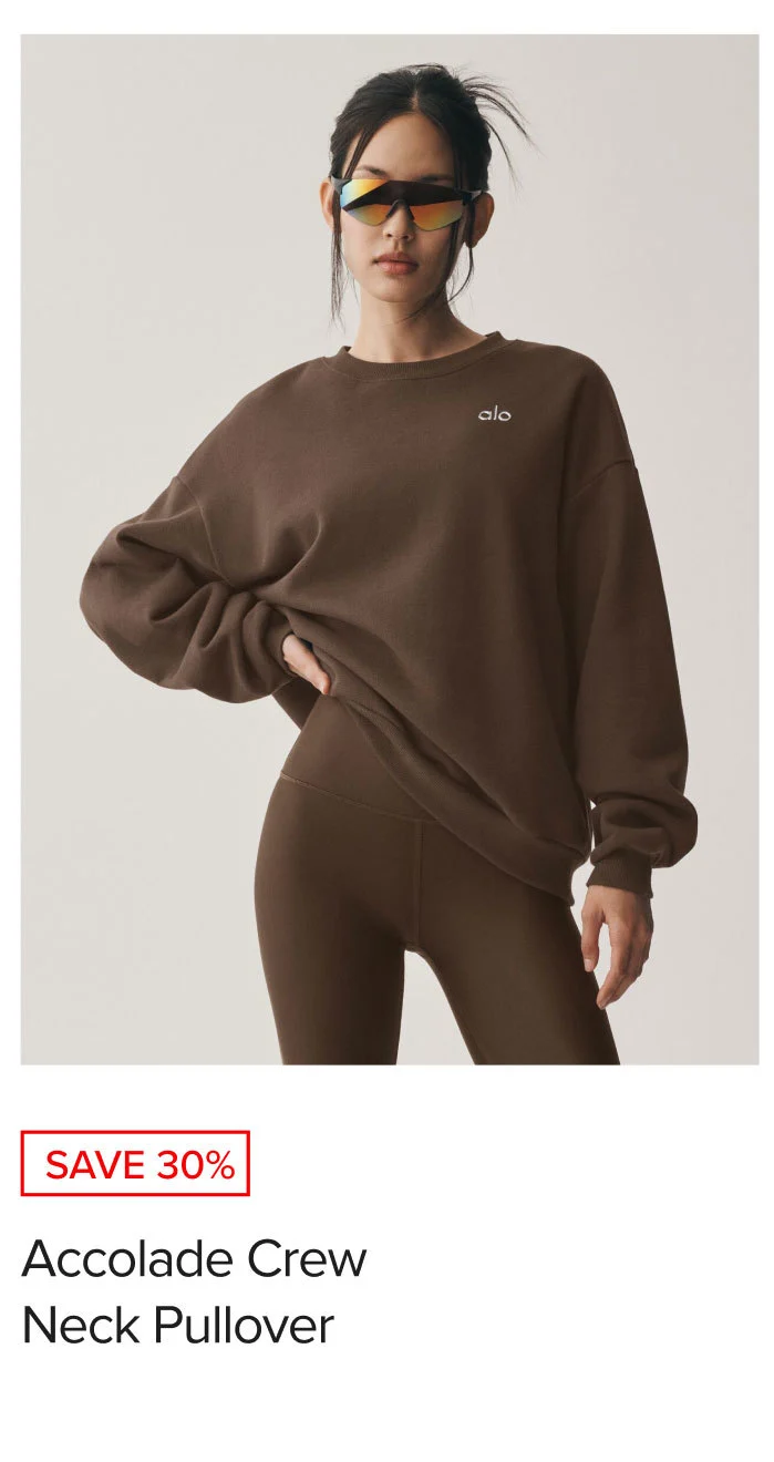 SAVE 30%. Accolade Crew Neck Pullover