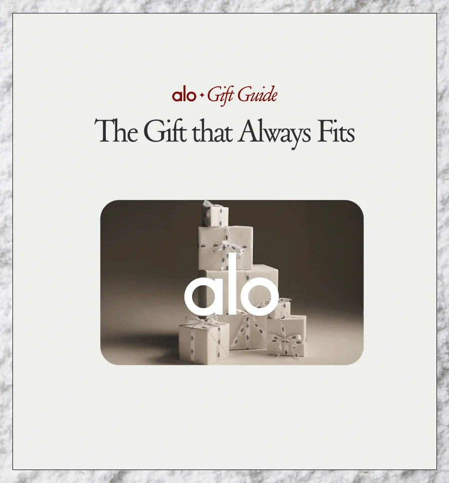 alo Gift Guide. The Gift that Always Fits