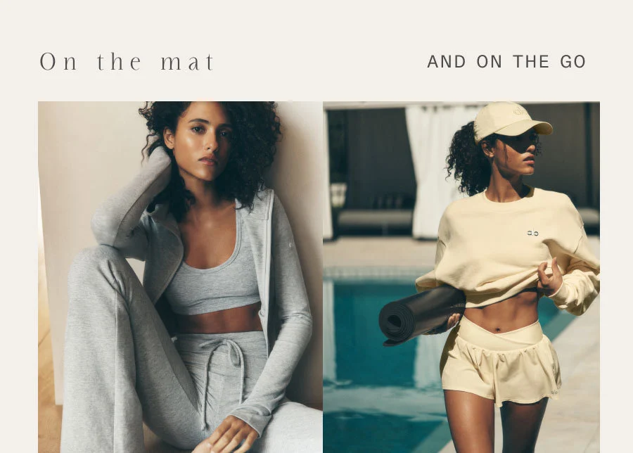 On the mat AND ON THE GO
