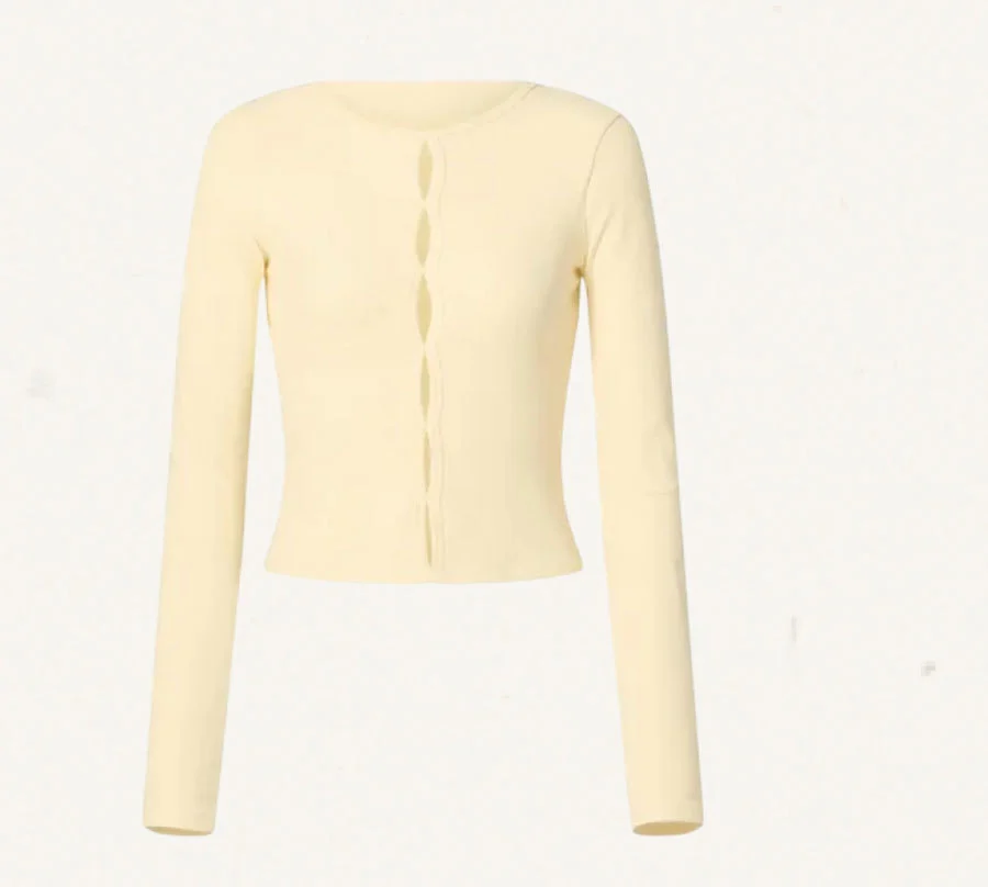 Dreamlight Long Sleeve Top Candlelight Yellow
