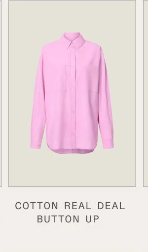 COTTON REAL DEAL BUTTON UP