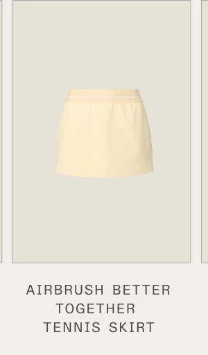 AIRBRUSH BETTER TOGETHER TENNIS SKIRT