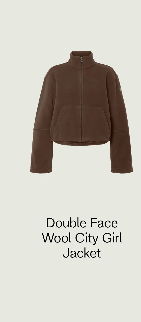 Double Face Wool City Girl Jacket