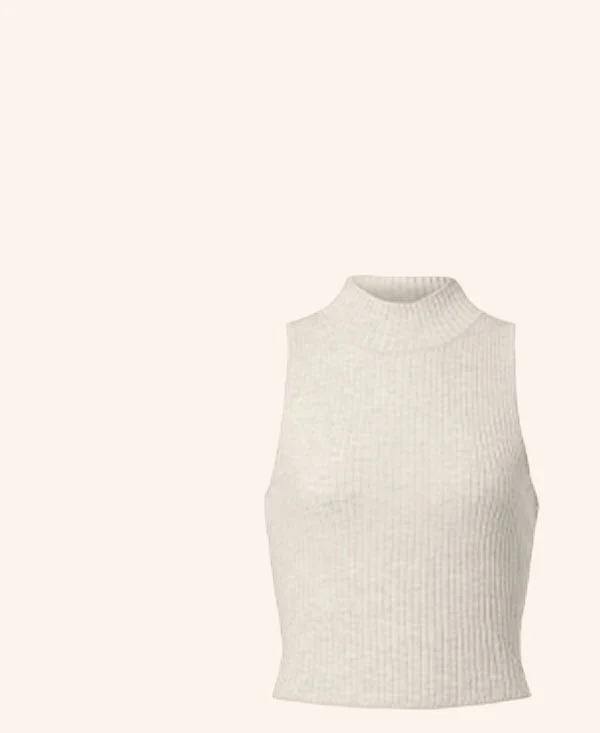 sweater knit unwind sleeveless top