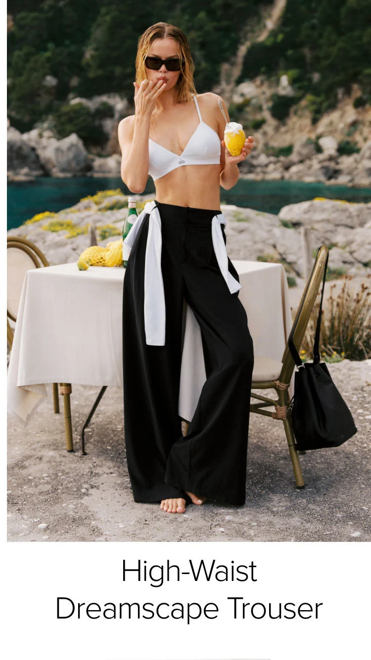 High-Waist Dreamscape Trouser