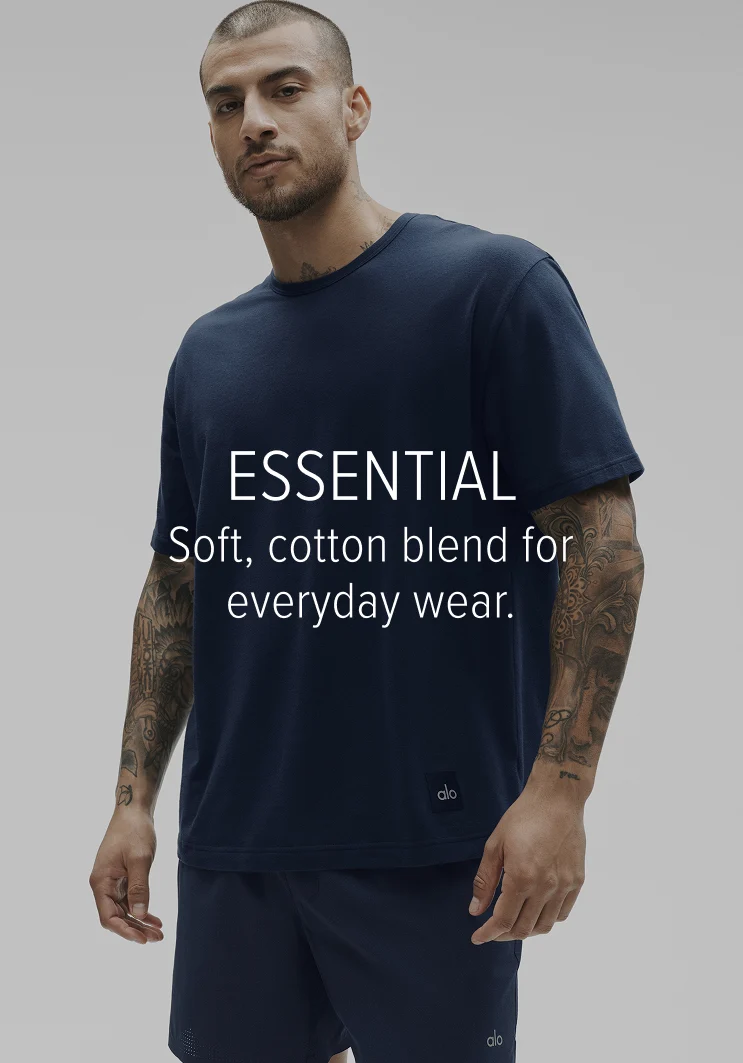 ESSENTIAL. Soft, cotton blend for everyday wear.