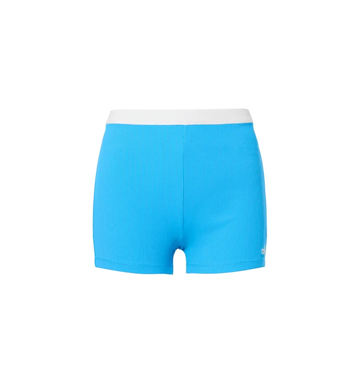 Goddess Ribbed High-Waist First Pick Short
