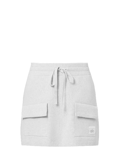 Scholar Knit Cargo Skirt