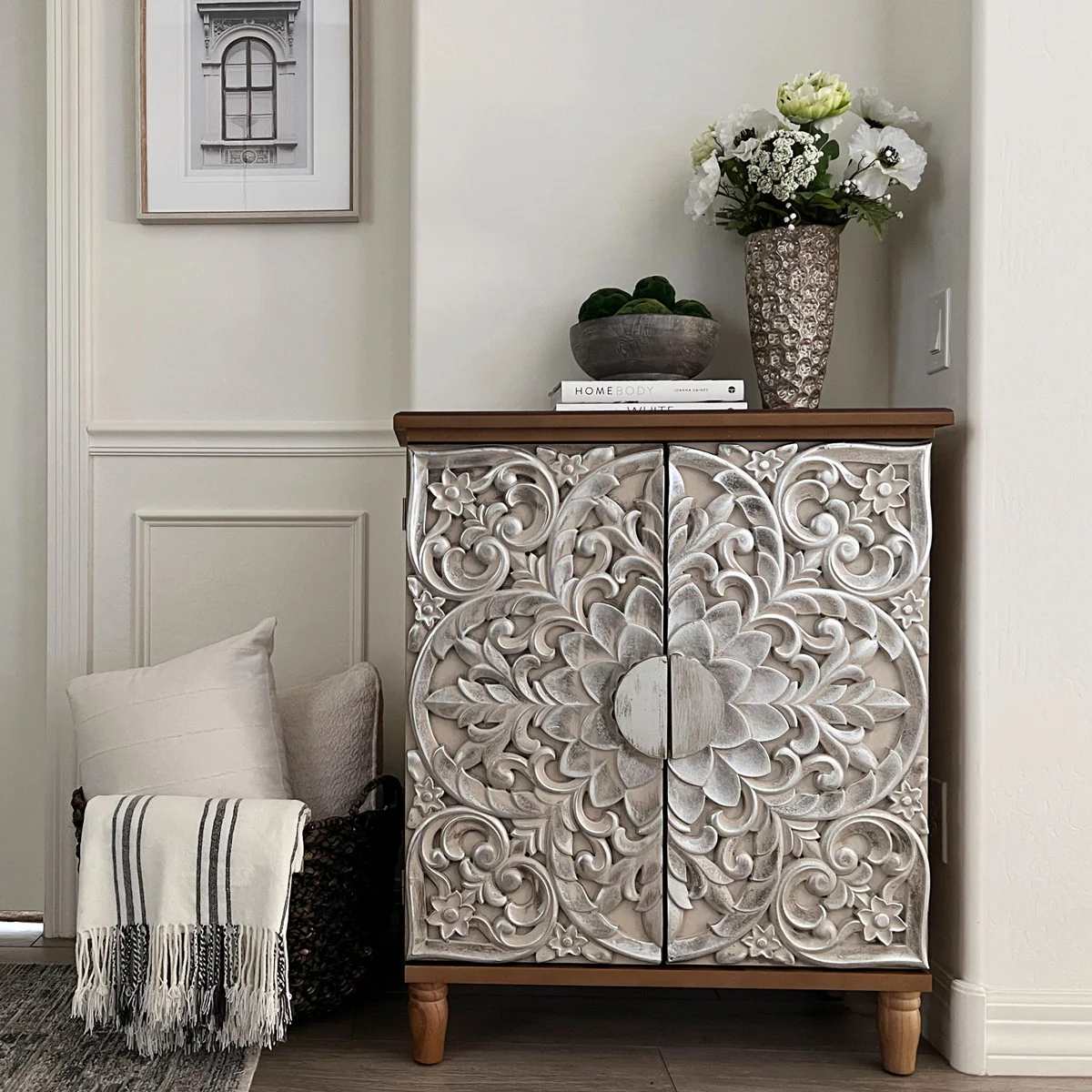 Image of Vintage & Luxury Accent Storage Cabinet-MFSTUDIO
