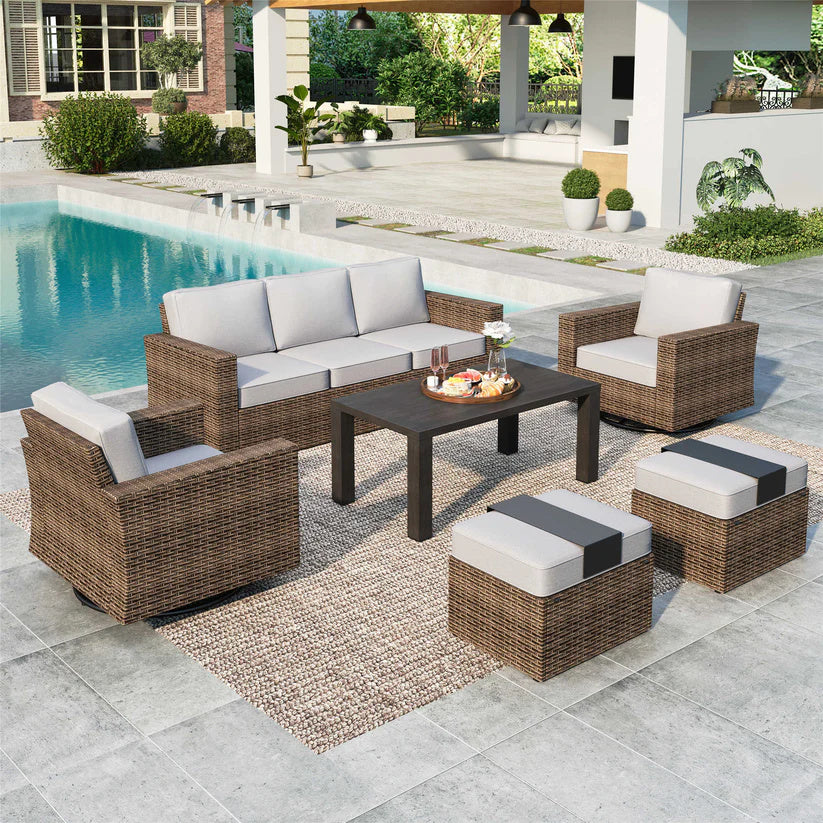 Rattan Wicker Sofa