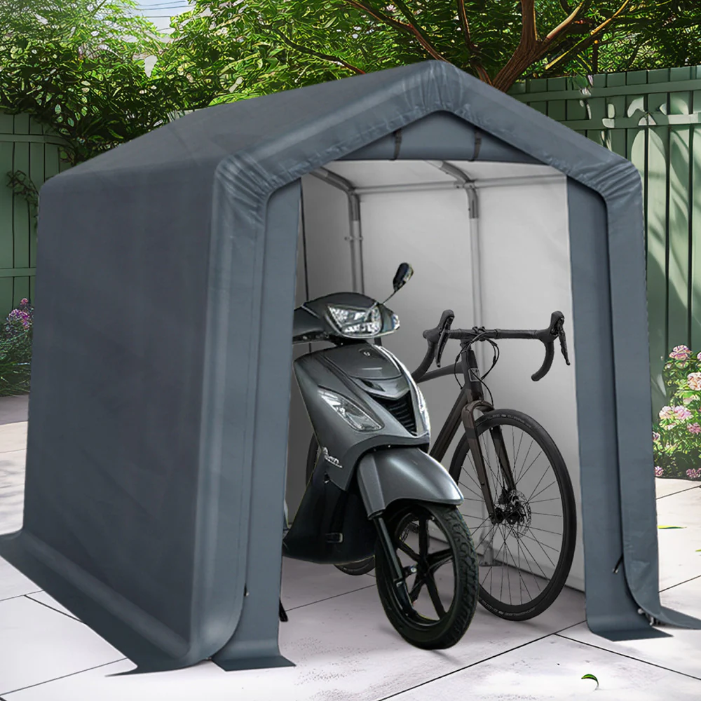 Image of Sophia & William Outdoor Portable Storage Shelter Shed Garage with Vents Carport