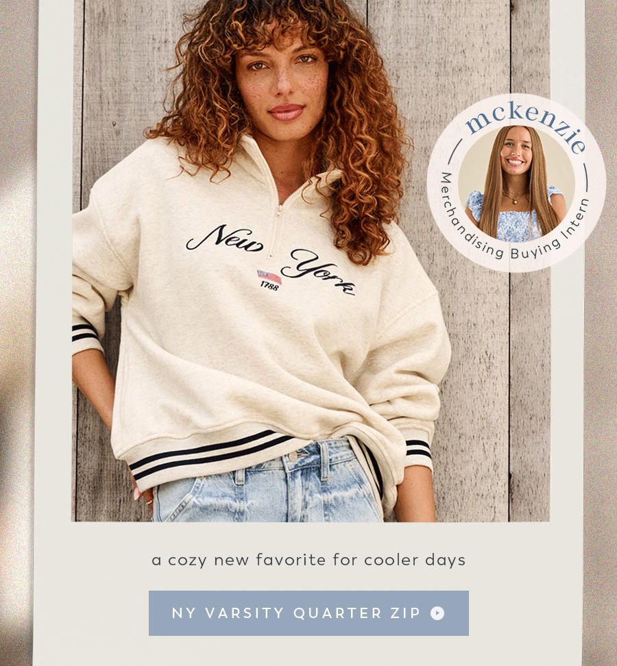 New York Varsity Quarter Zip