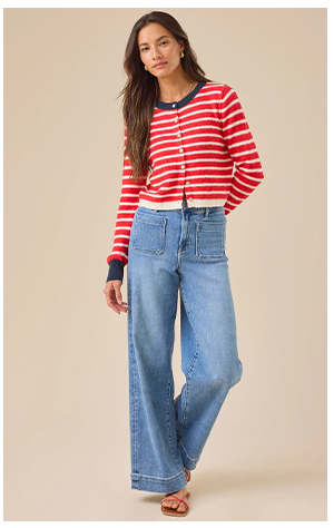 Hayden Stripe Cardigan