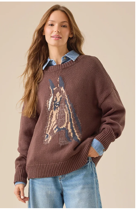 Dakota Horse Sweater