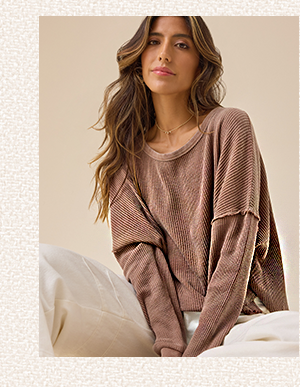 Cambry Waffle Knit Top