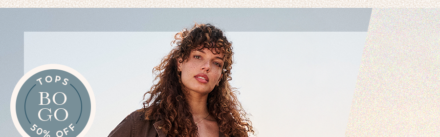 BOGO 50% off Tops