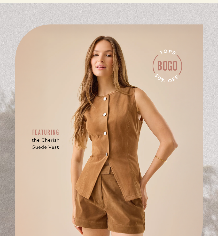 Cherish Suede Vest