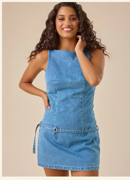 Luca Denim Mini Dress
