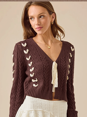 Lydia Ribbon Cardigan