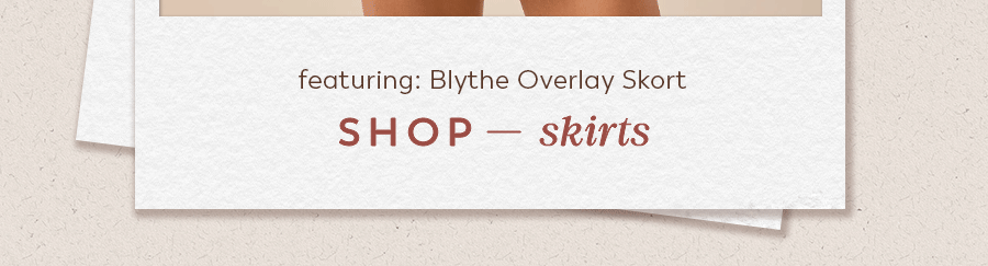 Shop BOGO 50% off Skirts