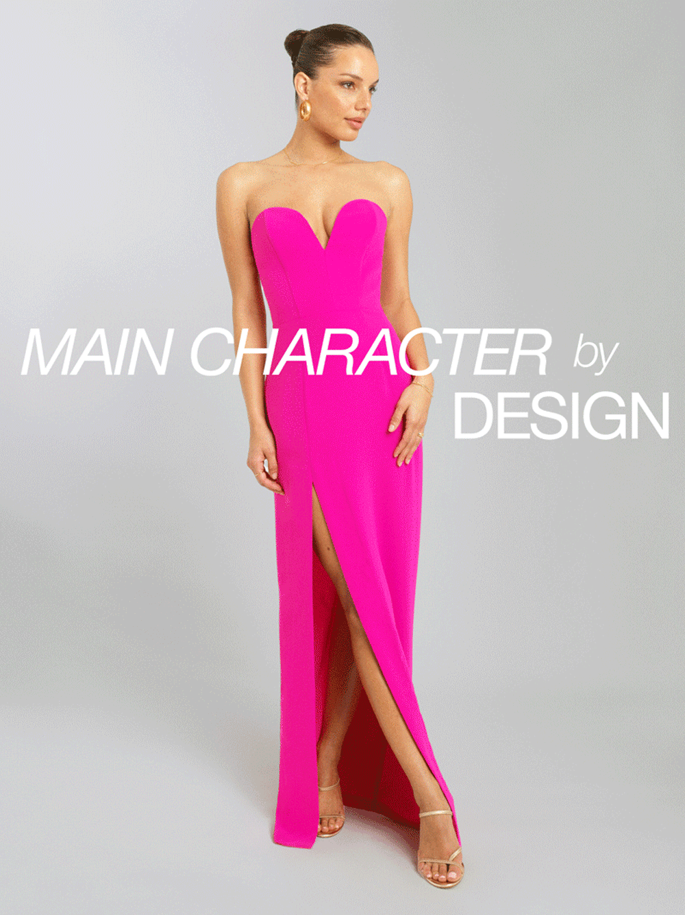 Girl in spring events dresses