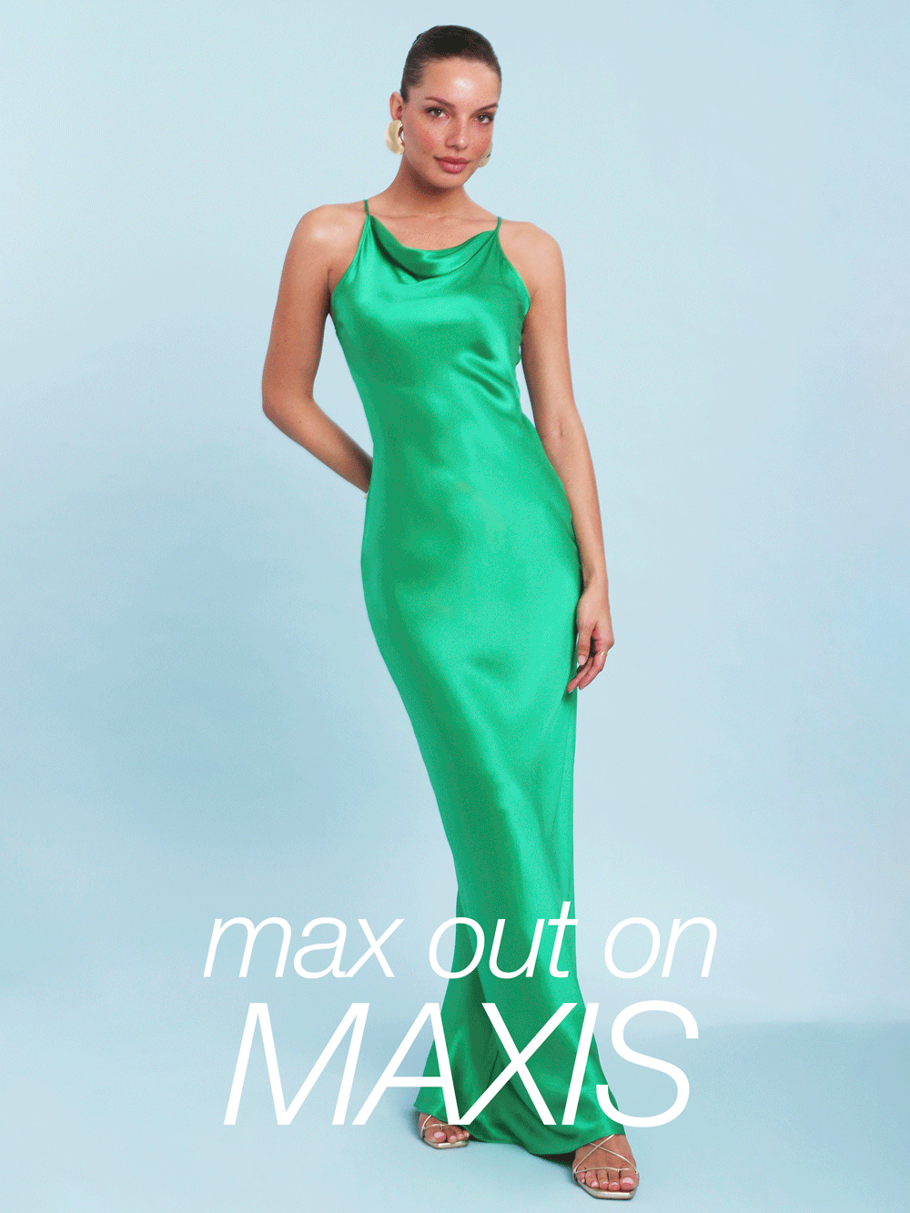 girl in a maxi gown