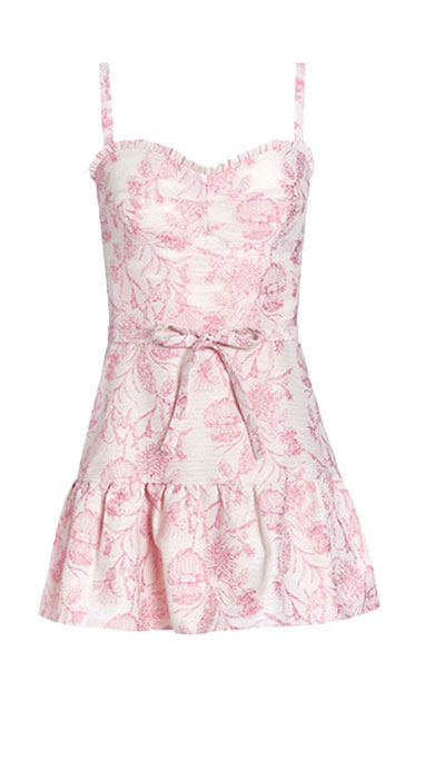 pink mini dress