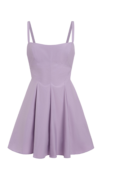Lavender mini dress