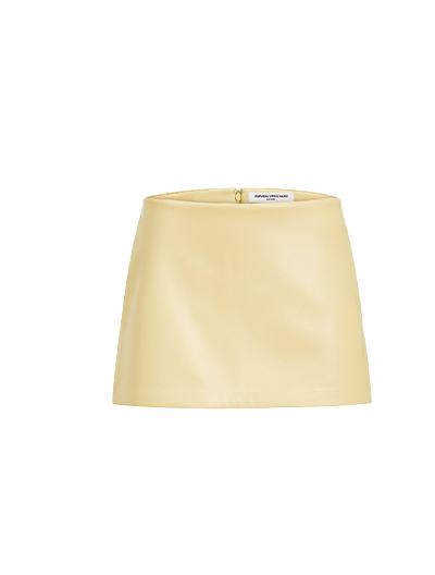 Yellow mini skort