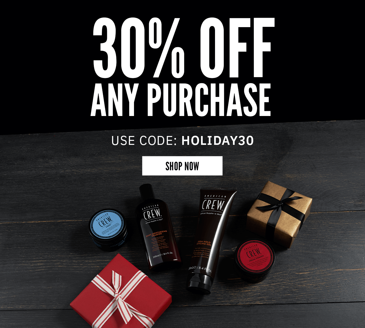 Holiday are here! Get 30% Off Any Purchase