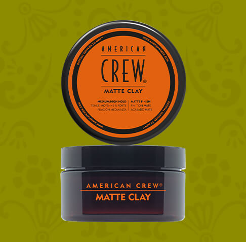 Style You Hair with American Crew Matte Clay