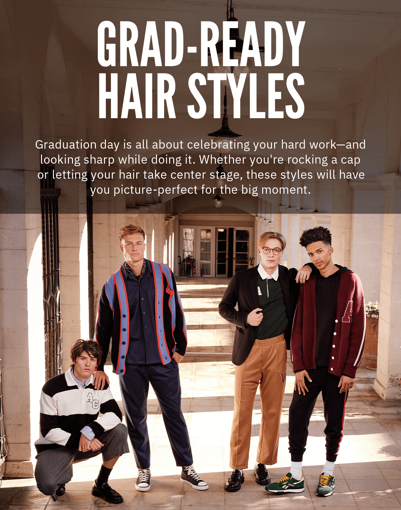 Graduation Ready Hairstyles from American Crew
