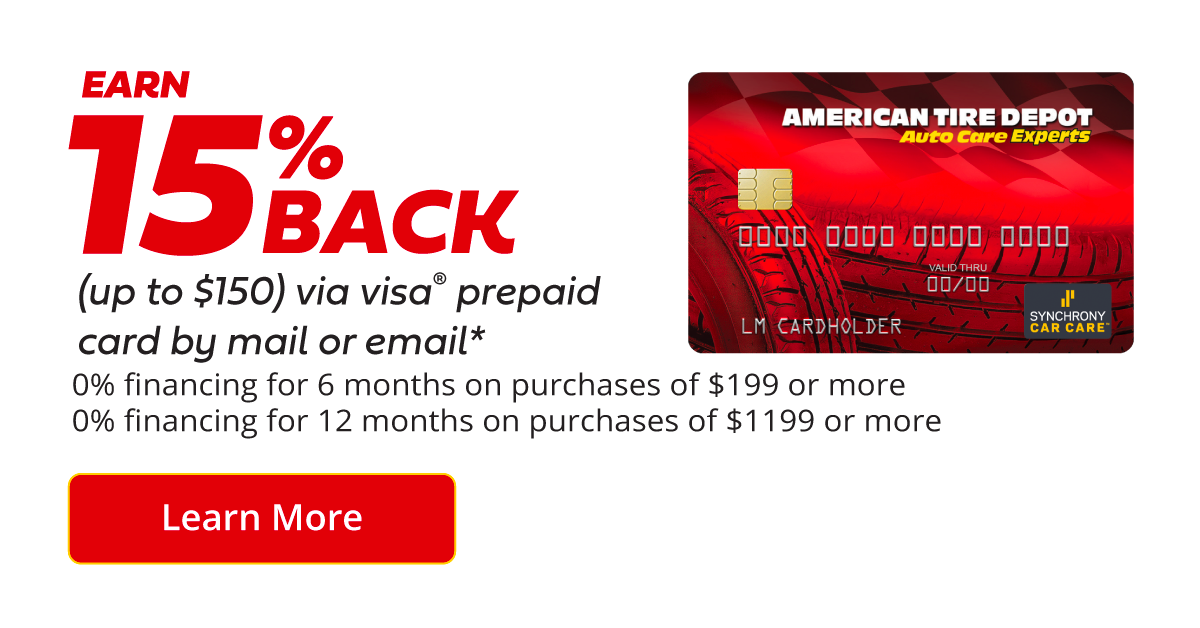 0% Financing and 15% back