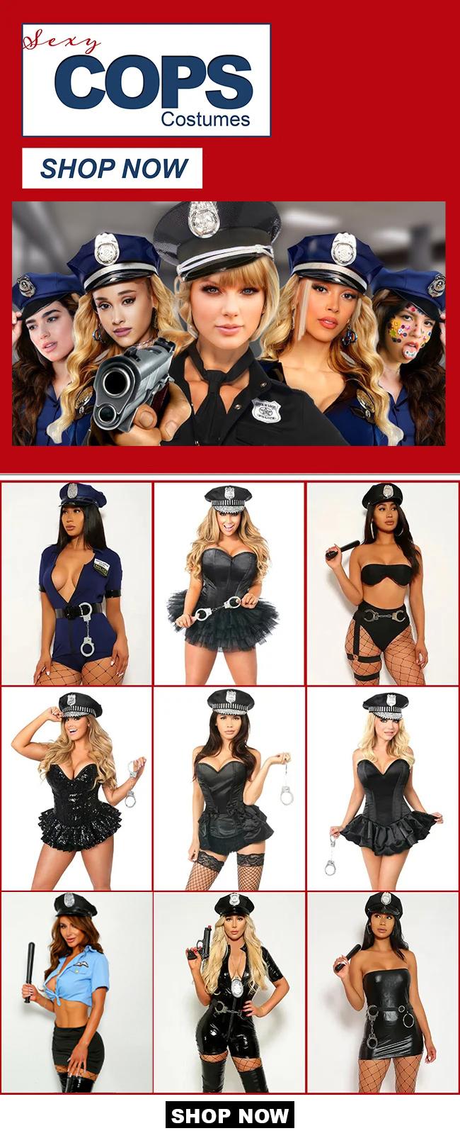 Sexy Cop Costumes For Halloween!