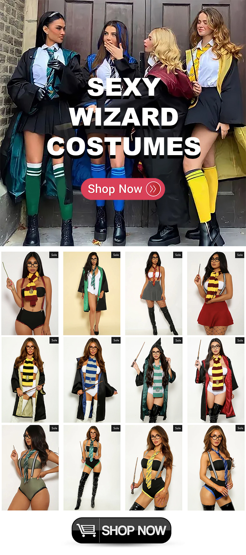 Sexy Wizards Costumes!