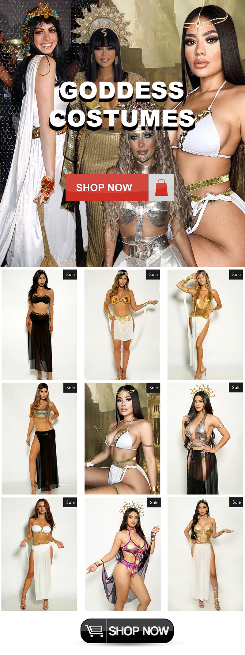 Sexy New Goddess Costumes For Hallpoween!