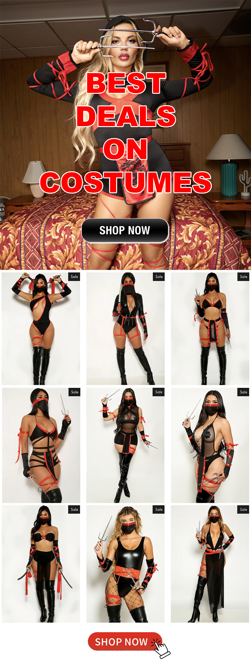 New Ninja Costumes For Halloween!