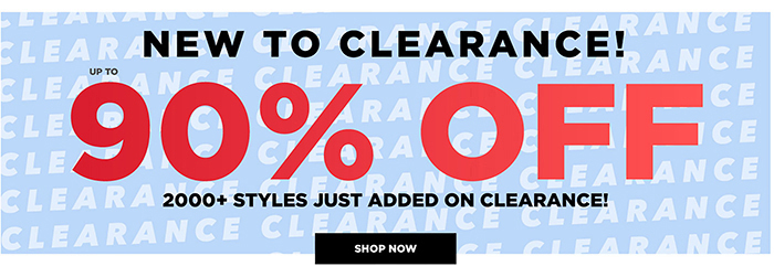 New Clearance Deals Just Added!