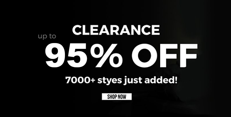New Clearance Items Up To 95% Off!