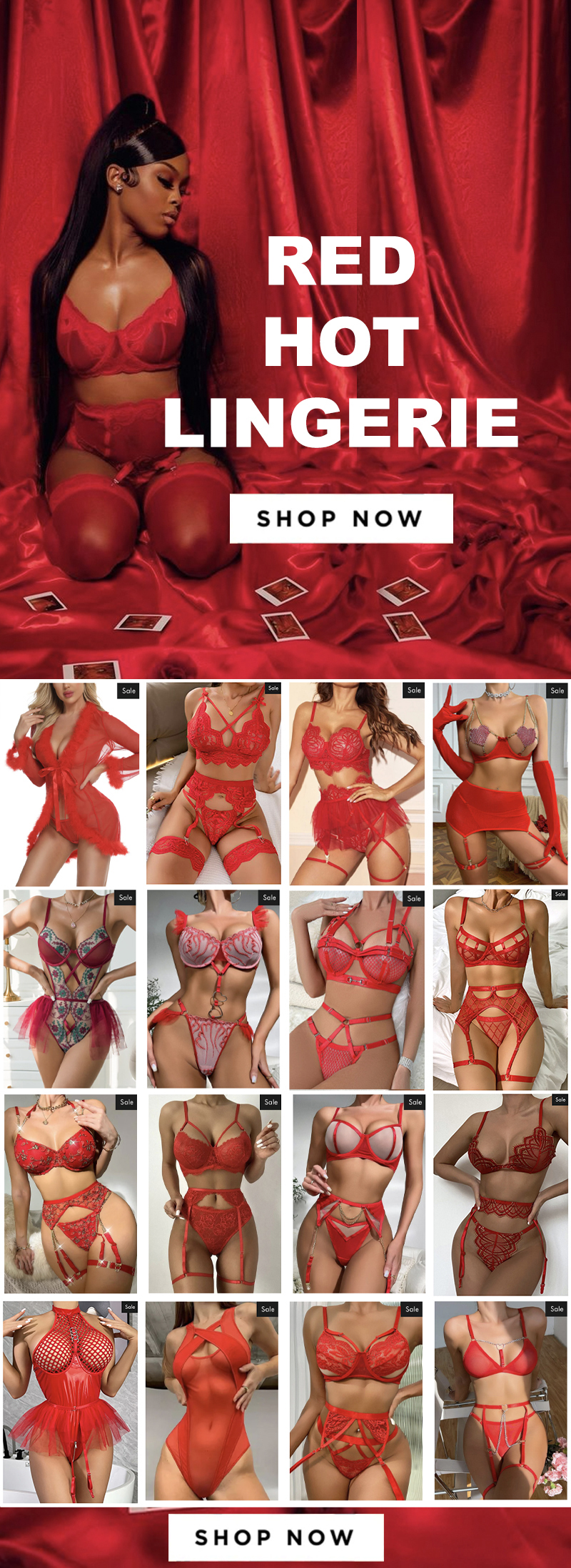 Red Hot Lingerie!