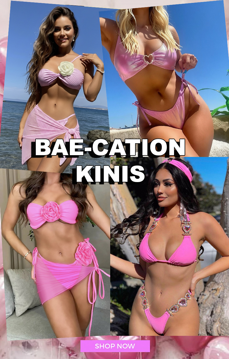 Pink Swimsuits!