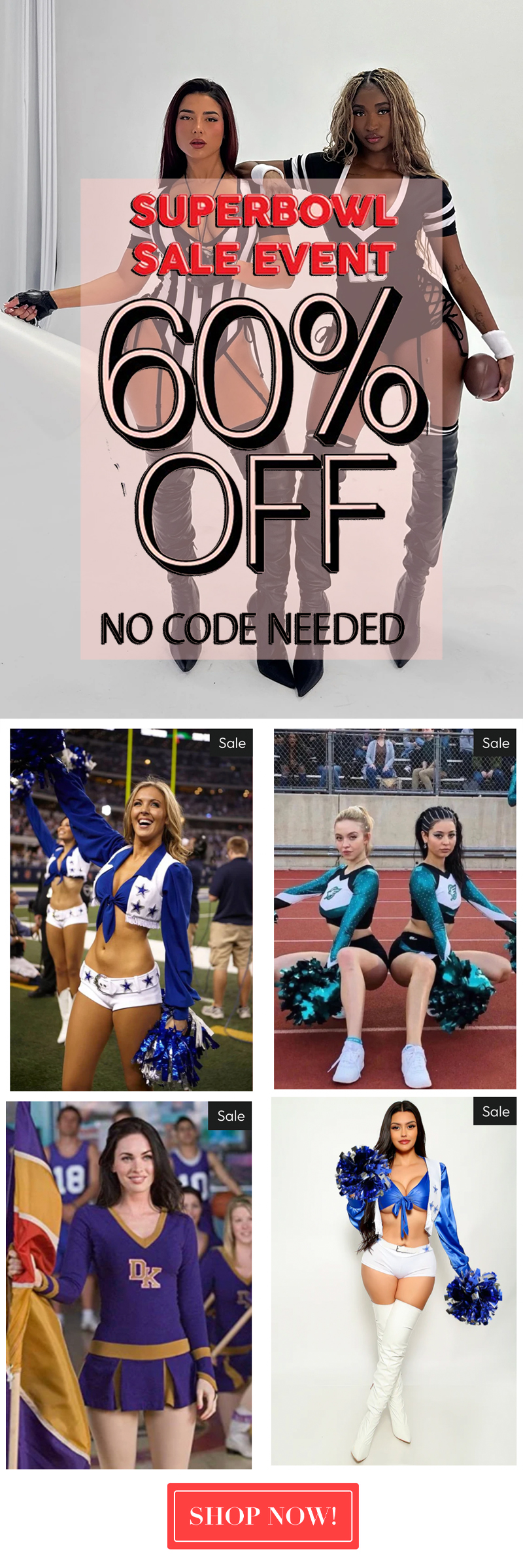 60% Off Site Wide!