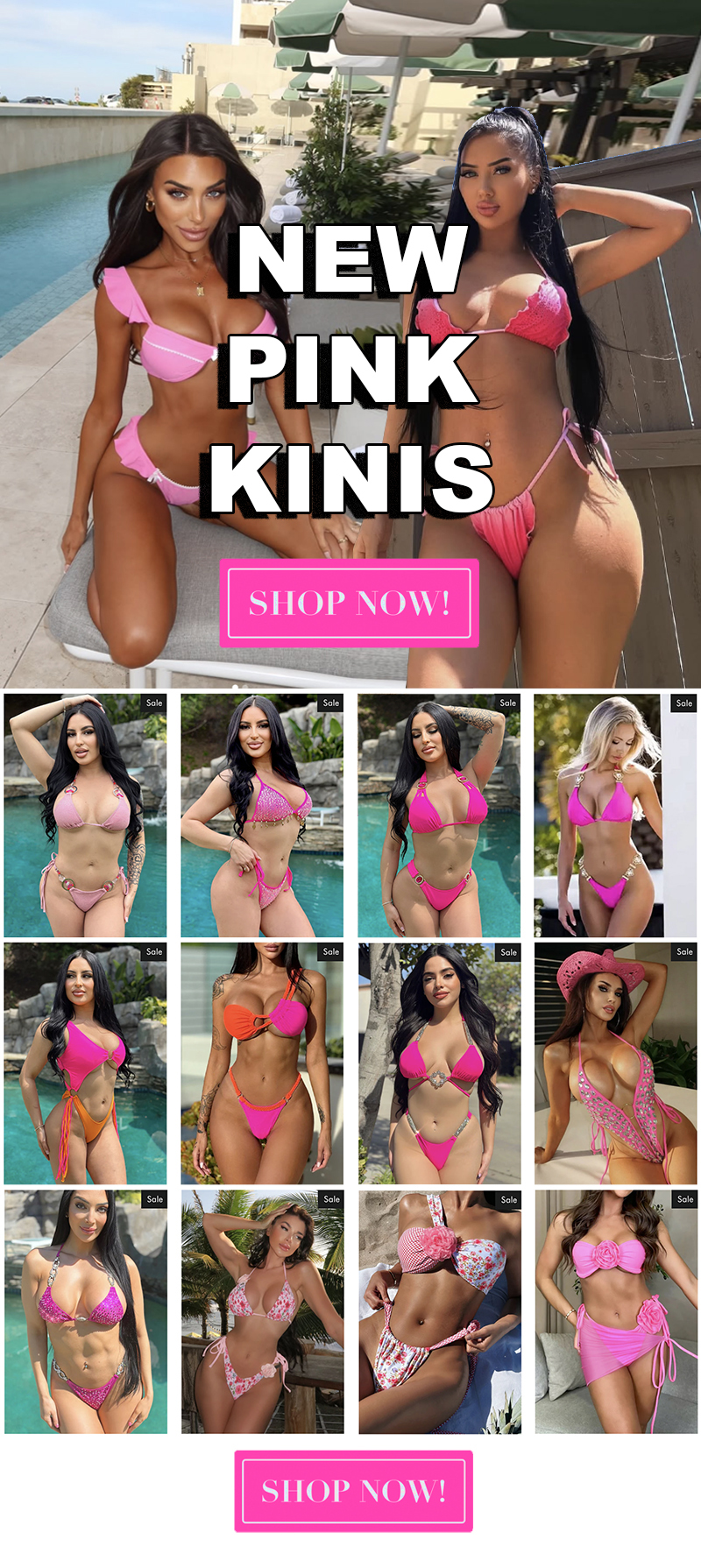 Pink Bikinis For Spring!
