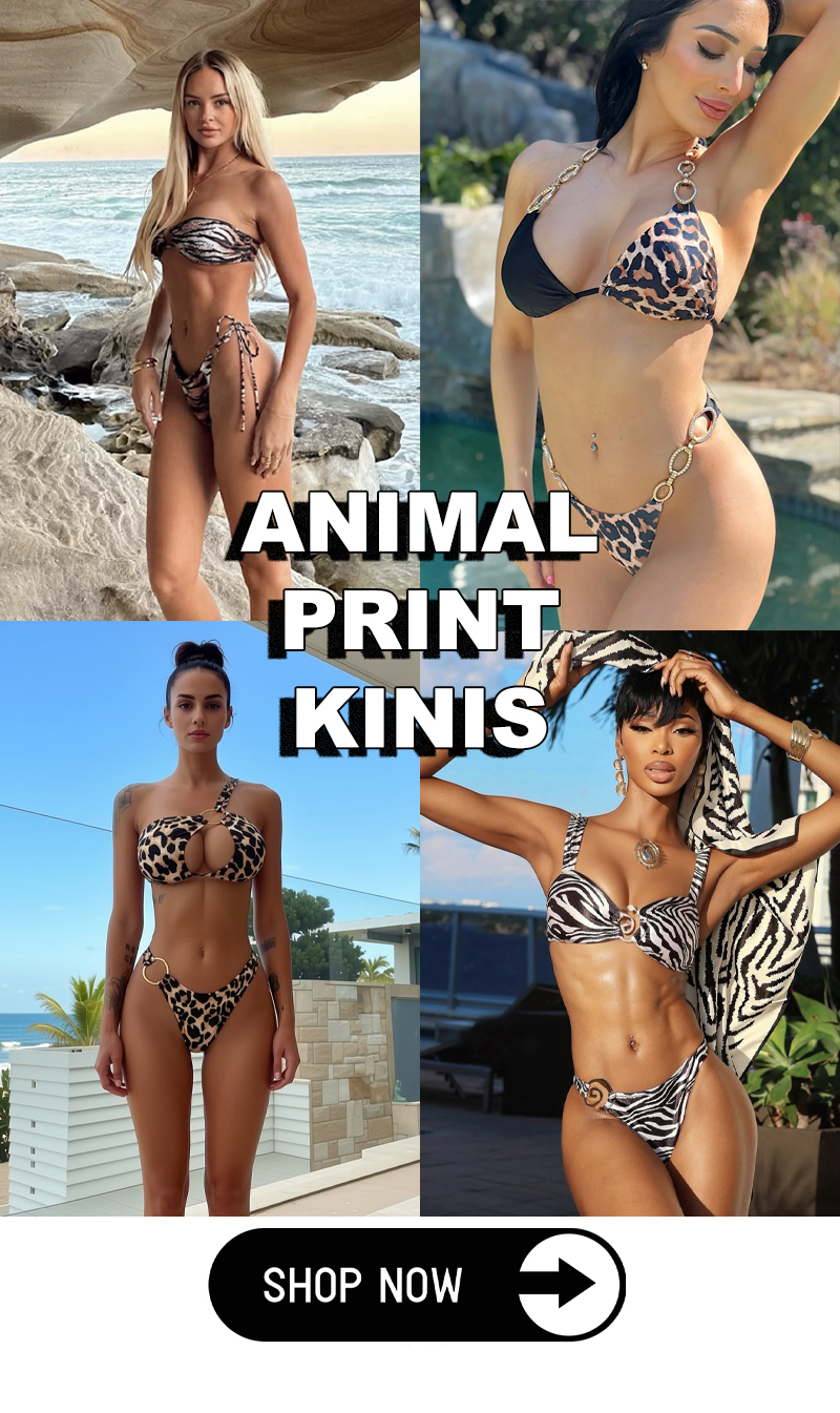 Sexy Animal Print Swimsuits!