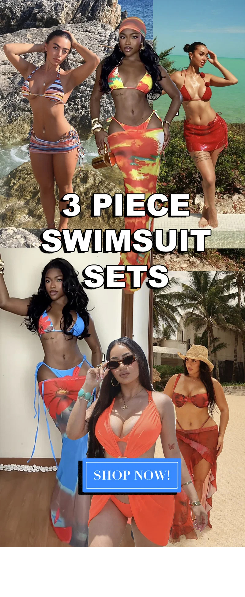 Three Piece Swimsuits!