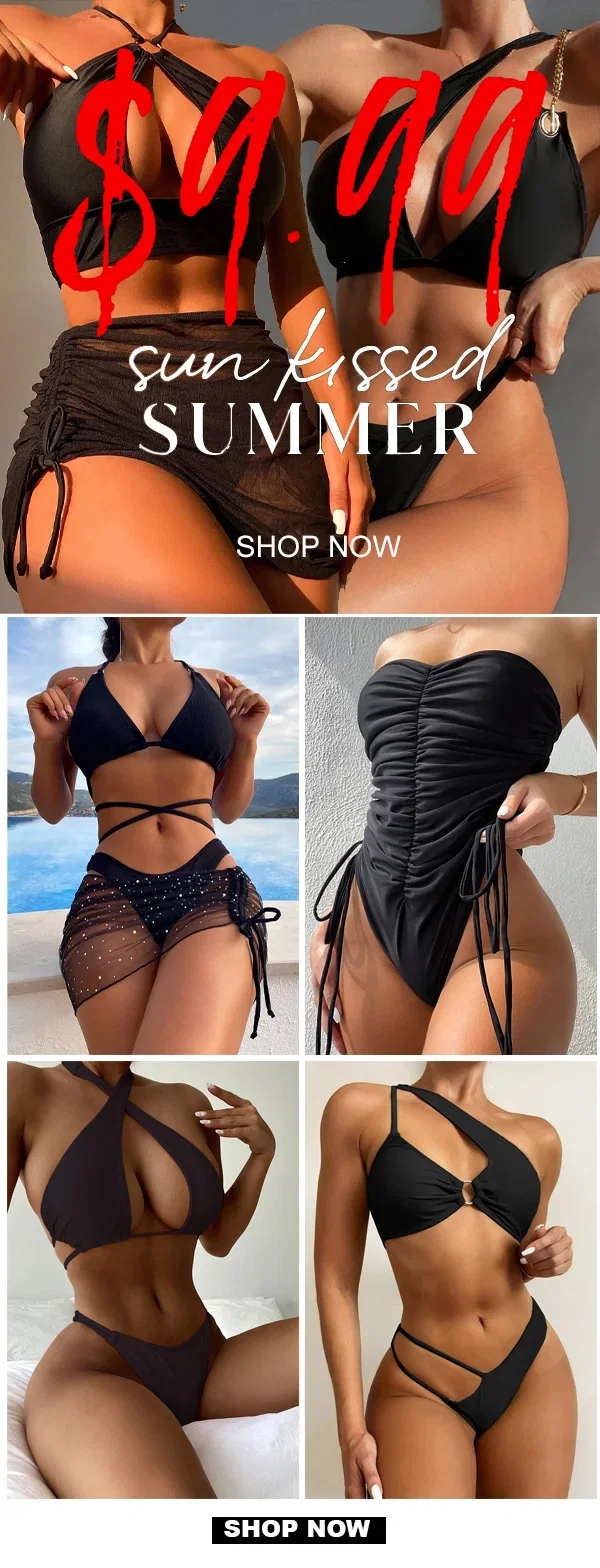 Sexy Black Swimsuits!