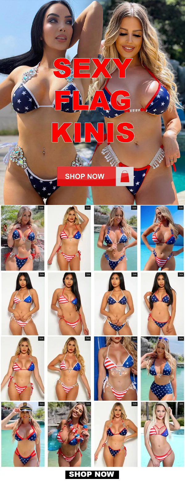 Flag Print Swimsuits!