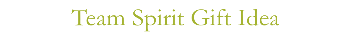 Team Spirit Gift Idea