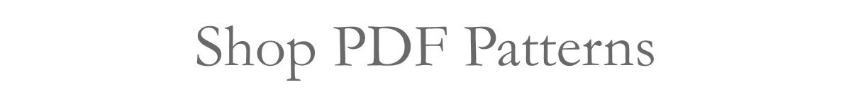 Shop PDF Patterns