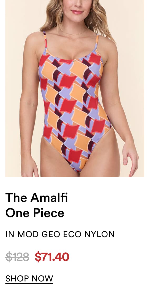 The Amalfi One Piece IN MOD GEO ECO NYLON | SHOP NOW